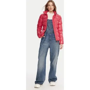 Pánská větrovka Tommy Jeans Vatovaná bunda DW0DW21618 Růžová Slim Fit M