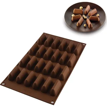 Forma na pečení Silikomart, Forma na pralinky Sf125 Chocogianduia silikonová - Formadore
