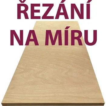 Tepelná izolace Kovaninabytkove.cz Buková překližka řezaná na míru tl.25 mm BB/CP (cena za m2) 1 m2 1 x 1 x 0,025 m