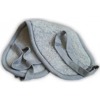 Dámská vesta Ovčí věci Mini ledvinový pás z ovčí vlny MERINO šedý