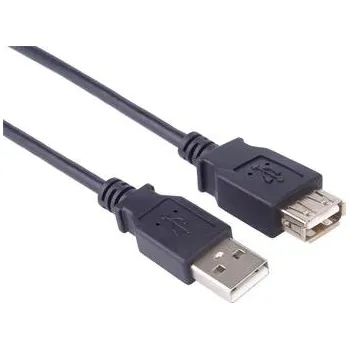 Kabel do PC PremiumCord USB 2.0 kabel prodlužovací, A-A, 20cm černá