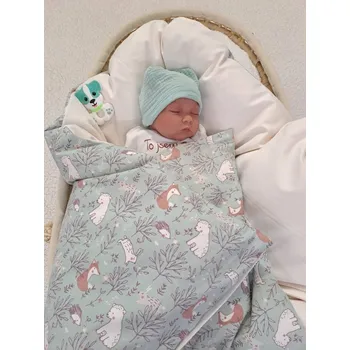 Zavinovačka Pro útulný domov Péřová zavinovačka Lední medvídě TYP zavinovačky: KLASIK, ROZMĚR zavinovačky: 70 x 70 cm