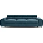 Modrá sametová rozkládací pohovka 261 cm Laurence – ELTAP ID_1806160