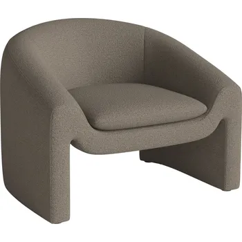 Křeslo Bolia Světle hnědé bouclé křeslo Mielo