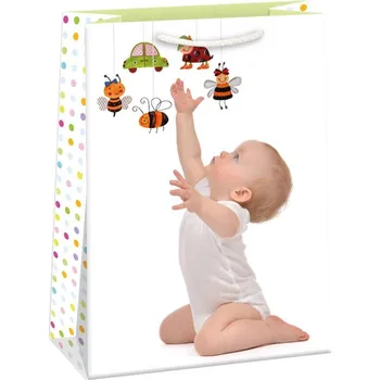 Deštník Taška dárková Miminko 35x48cm papírová lesklá