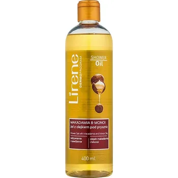 Koupelová kosmetika Lirene Shower Oil Makadamia and Monoi sprchový olej s hydratačním účinkem 400 ml