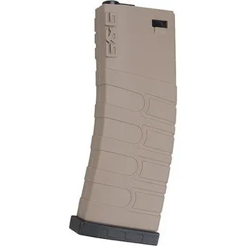 Airsoft Zásobník pro GR16 - pískový TAN, černá patka, tlačný, 120bb, G&G