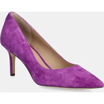 Dámské lodičky Semišové lodičky Lauren Ralph Lauren Lanette fialová barva, 802962173004 802962173004.500 44X, EUR 39.5