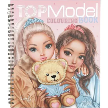 omalovánky Depesche Omalovánky TOP Model Candy & Talita – s medvídkem a samolepkami