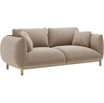 Pohovka Micadoni Tmavě béžová dvoumístná pohovka Ada 178 cm