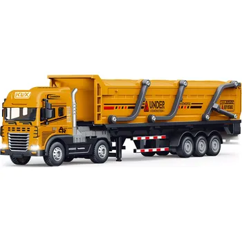 auto na autodráhu Wiky Vehicles Auto kovové tahač sklápěč s efekty 42 cm