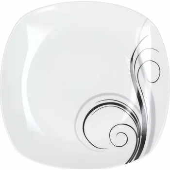 Talíř Dezertní talíř keramický DOLCE VITA WHITE 19 x 19 cm