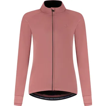Zrcátko na kolo Dámská softshellová zimní bunda Rogelli ESSENTIAL II s prodyšnými panely, krémově růžová S
