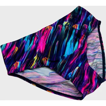 Dámské plavky VFstyle Spodní díl plavek s vysokým pasem Gabriella barevné Velikost: L