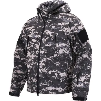 Pánská softshellová bunda Bunda TACTICAL s kapucí softshell DIGITAL URBAN vel. 3XL (Bunda TACTICAL s kapucí softshell DIGITAL URBAN vel. 3XL)