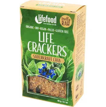 Bonbon Life Crackers zelňáky RAW 90 g BIO LIFEFOOD