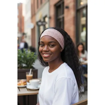 Čelenka Ebbie Čelenka madeira s gumičkou -STARORŮŽOVÁ