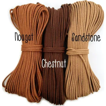 Příze VEĽKÁvlna VEL'KÁ vlna šňůry na šití 6mm Nugát