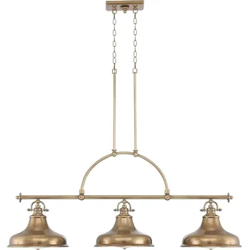 Vintage lustr nad ostrůvek Elstead EMERY 3P WS