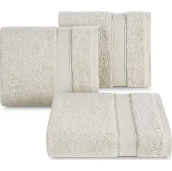 Ručník BAVLNĚNÝ RUČNÍK LIANA 50X90 CM BÉŽOVÁ