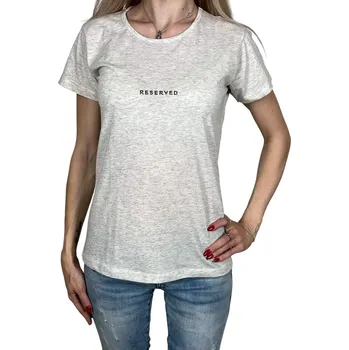 Dámské tričko Tenkie Dámské tričko s krátkým rukávem RESERVED Barva: Bílá, Velikost: XL