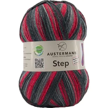 Příze Austermann Step 4 Color 18 Pletací příze
