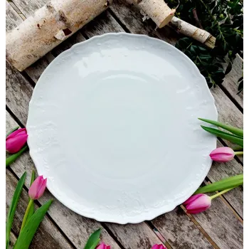 Talíř Thun 1794 a.s. BERNADOTTE talíř / podnos na dort 32 cm, bílý