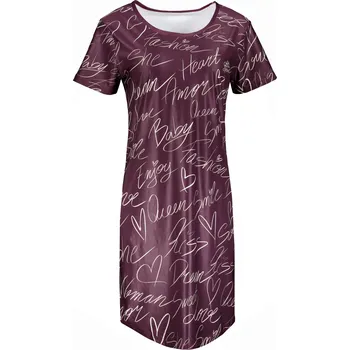 Dámské prodloužené triko premium ALTISPORT VOJ/ALW084SAT02 RUDÁ XXXL