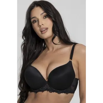 Podprsenka Push-up podprsenka Biggi Carmen - super push-up Černá 75D