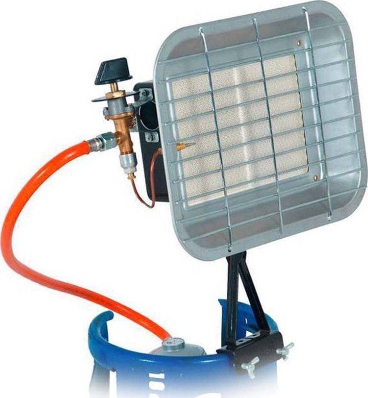 DEDRA DED9970E plynový teplomet na bombu 4,6 kW