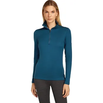 Dámské merino tričko s dlouhým rukávem ICEBREAKER Wmns 260 Tech LS Half Zip, Atlantis velikost: S