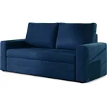 Modrá sametová rozkládací/s úložným prostorem pohovka 151 cm Wave – ELTAP ID_1806346