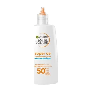 Samoopalovací přípravek GARNIER AMBRE SOLAIRE Super UV Sonnenschutz-Fluid LSF 50+ Opalovací mléko