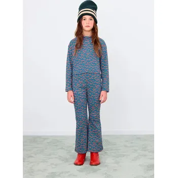 Chlapecké kalhoty Dětské kalhoty Tinycottons MINI APPLES RIB PANT AW25.229 modrá 55X, vel. 128