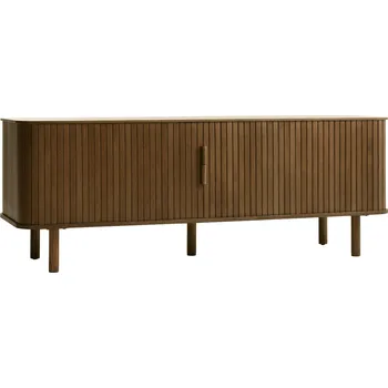 Televizní stolek Unique Furniture Hnědý dubový TV stolek Cavo 160 cm