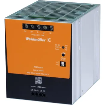 spínaný zdroj Napájecí zdroj na DIN lištu Weidmüller PRO ECO3 960W 24V 40A II