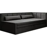 Tmavě šedá žinylková rozkládací/s úložným prostorem pohovka 214 cm Fulgeo – ELTAP ID_1806230