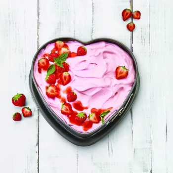 Forma na pečení BIRKMANN Easy Baking 22 cm - kulatá dortová forma s vyjímatelným dnem z uhlíkové oceli