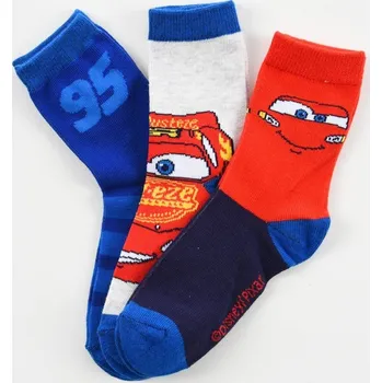 Chlapecké oblečení Sada 3 párů dětských ponožek Disney Cars Velikost: 23/26