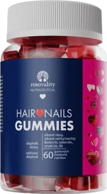 Renovality HAIR & NAILS 60 Gummies + Sleva 3 % pro registrované