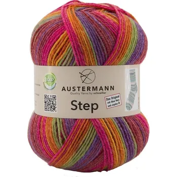 Příze Austermann Step 4 Color 219 Pletací příze