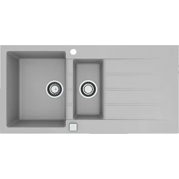 Granitový dřez Alveus CADIT 80 beton 81 + pop up sifon 1000x500x200 mm + 5 % sleva v košíku s kódem SLEVA5