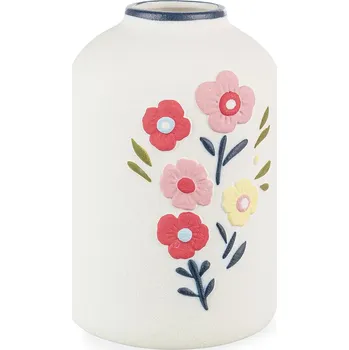 Váza Dekorativní váza Bizzotto Floryn 503412 bílá 00X