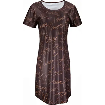 Dámské tričko Dámské prodloužené triko premium ALTISPORT VOJ/ALW084SAT02 HNĚDÁ S