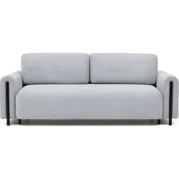 Pohovka Šedá manšestrová rozkládací/s úložným prostorem pohovka 244 cm Arcadova – ELTAP ID_1806168