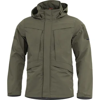 Pánské oblečení PENTAGON bunda pánská K07014 HURRICANE shell RAL 7013 2XL tmavě zelená