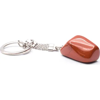 Milujeme Kameny Jaspis červený - přívěsek na klíče 13230