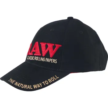 Kšiltovka RAW® Kšiltovka RAW Black Baseball Čepice