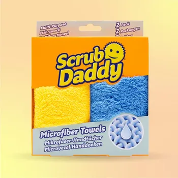 Utěrka Scrub Daddy utěrky z mikrovlákna 2 ks