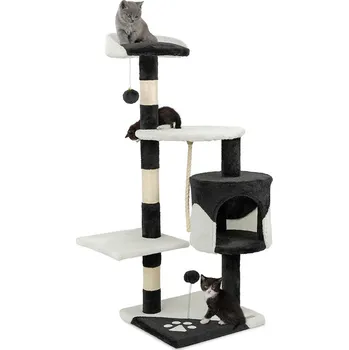 Škrabadlo Lionto, 112 cm černá/bílá pro kočky